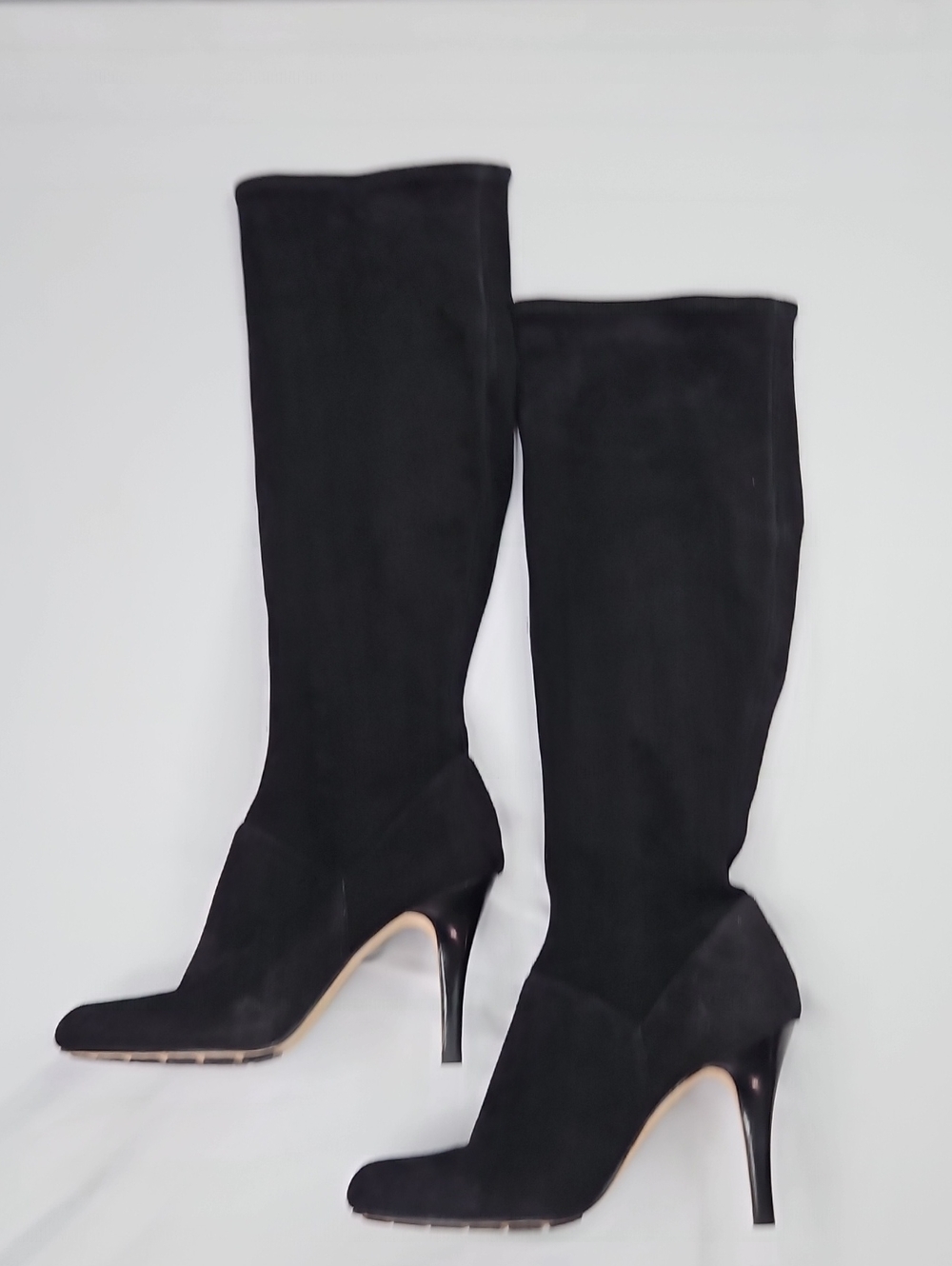 Cole Haan Nike Air Black Over-the-Knee Suede Stiletto Boots Sixe 9B